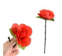 Lot de 5 tours de magie pliables en soie à fleur - Accessoires magiques pour magicien - Illusions de rue - Accessoires de mentalisme