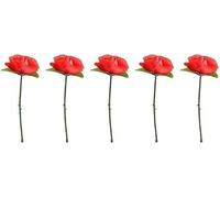 Lot de 5 tours de magie rouges pliants roses apparaissant en gros plan sur scène rue accessoires magiques et accessoires de magie