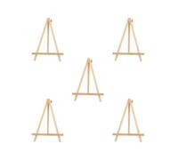 Lot de 5 trépieds en bois pour peinture chevalet 20 x 30 cm