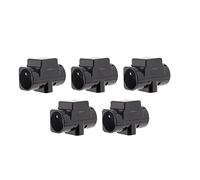Multiprise et distributeur CEE Zenitech - Lot de 5 triplites parafoudre 2x 16A 2P+T + 1x6A 2P - Noir