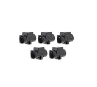 - Lot de 5 triplites parafoudre 2x16A 2P+T + 1x6A 2P - Noir