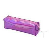 Lot de 5 trousses à crayons laser pour fille Motif cœur est simple, violet, Taille unique