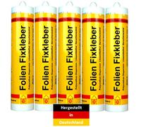 Lot de 5 tubes de colle pour frein à vapeur - Colle d'étanchéité - Sans solvant - Cartouche de 300 ml