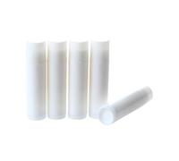 Lot de 5 tubes de graisse pour liège, flûte, clarinette, saxophone (blanc)