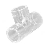 Lot de 5 tubes en acrylique transparent for bricolage, transmission lumineuse de 95%, coude for tuyau d'eau, diamètre intérieur 16 mm(52.5 * 16mm)