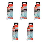 (Lot de 5) Tubes Pâte à Joint Silicone Noir pour Carter d'Huile CORTECO HT300C +300° 80 ML