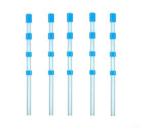 Lot de 5 tubes souples de rechange pour outils de nettoyage Tornado conçus pour l'entretien intérieur de voiture Flexible et durable