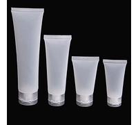Lot de 5 tubes vides en plastique pour cosmétiques, crèmes, lotions, produits de beauté, idéals pour le voyage givré 100 ml