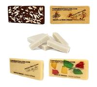 Lot de 5 Turrons pour les végétaliens. Sans gluten (turron espagnol, touron, nougat) -