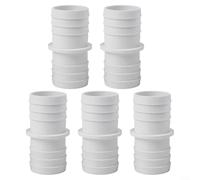 Lot de 5 tuyaux d'aspiration pour adaptateurs pour tuyau d'amarrage de piscine de 38 mm conçus pour améliorer l'efficacité d'aspiration pour l'entretien de la piscine