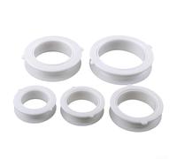 Lot de 5 tuyaux de vidange en plastique double couche pour évier de cuisine, conçus pour réduire et prévenir les fuites d'eau dans les armoires (5)