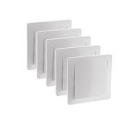 Zenitech Lot de 5 va et Vient encastrés 10A - Blanc - Orys