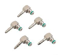 Lot de 5 valves anti-retour d'huile pour tube d'injecteur 110, plastique + caoutchouc/fer, connecteur 2 voies/3 voies (C)