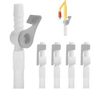 Lot de 5 valves de cathéter - Pour l'évacuation de l'urine - Sacs de jambe anti-fuite - Alternative aux cathéters urétraux et suprapubiques (gris)