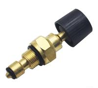 Lot de 5 valves de remplissage d'eau, laiton 6,2 x 1,16 x 0,94 cm, doré avec contrôle précis, fonctionnement fluide pour chaudière murale à gaz, système de chauffage à eau chaude