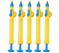 Lot de 5 vaporisateurs à pompe pour jardinage, nettoyage et fertilisation, fixation de pulvérisation à pression avec tuyau de 30 cm pour bouteilles PET standard, plastique
