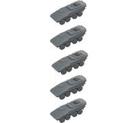 Lot De 5 Véhicules Blindés À Roues Polyvalents Boxer, Modèle Militaire 1/700 1/350, Impression 3D, Véhicules De Transport De L'armée, Modèle DIY(1/350 (2.56cm))