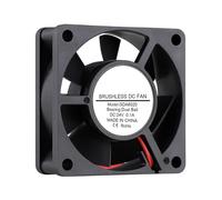 Lot de 5 ventilateurs de refroidissement for boîtier industriel 24 V 60 x 60 x 20 mm 60 mm, double boule, sans balais, 6020, 6 cm, échappement axial, for imprimante 3D