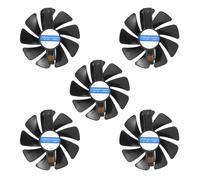 Lot de 5 ventilateurs de refroidissement pour carte vidéo Sapphire, 95 mm, CF1015H12D, DC12 V