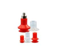 Lot de 5 ventouses à vide ondulées rouges U8 U15 B5 B8 B10 pour bras mécanique accessoires pneumatiques industriels (U8 BLACK)