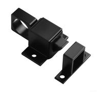 Lot de 5 verrous à ressort pour porte de sécurité en alliage d'aluminium pour une installation facile (noir)
