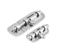 Lot de 5 verrous de porte en acier inoxydable 60 mm/110 mm pour bateau, porte ou fenêtre (60 mm)