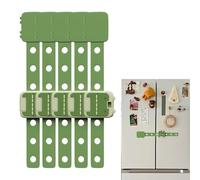 Lot de 5 verrous de sécurité pour enfant en forme de crocodile - Réglables - Pour armoires, tiroirs, appareils électroménagers, placards et réfrigérateurs