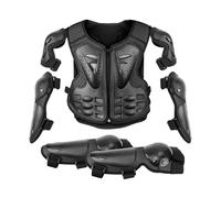 Lot de 5 vestes de protection de moto, armure de moto pour enfants, avec genouillères, coudières, plastron, vêtements de protection pour filles, protection de poitrine pour sports de plein air