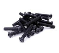 Lot de 5 vis à métaux hexagonales M10 (10 mm x 50 mm) - Acier noir