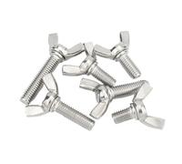 Lot de 5 vis à oreilles papillon M3 M4 M5 M6 M8 M10 M12, à serrage manuel, en acier inoxydable 304(30mmx5pcs,M5)