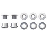 Lot de 5 vis cheminees wolf tooth avec ecrous argent