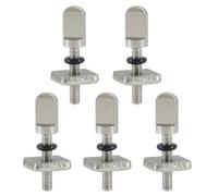 Lot de 5 vis d'aileron de surf en acier antirouille pour longboards, ailerons coulissants, vis d'aileron de surf, partie facile à utiliser