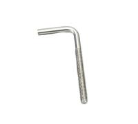 Lot de 5 vis d'ancrage à angle droit en L en acier inoxydable M4 304(50mm)