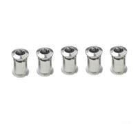 Lot de 5 vis de plateau de vélo de montagne ultra légères en acier inoxydable pour SingleDoubleTriple, durable et longue durée de vie (triples)