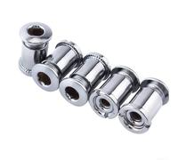 Lot de 5 vis de plateau de vélo en acier inoxydable pour pédalier simple, double, triple utilisation sur VTT et vélo de route (A)