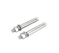 Lot de 5 vis d'expansion internes en acier inoxydable 316, manchon de vis d'expansion hexagonale, boulon d'ancrage for béton(M12x100)