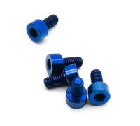 Lot de 5 vis hexagonales M3 3 mm en alliage TC4 (M3 x 6 mm anodisé bleu)