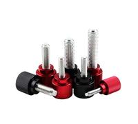 Lot de 5 vis moletées en alliage d'aluminium M5 M6, adaptées à l'assemblage de machines et de meubles,Aluminium,M6x40mm (D15x20)