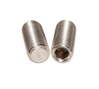 Lot de 5 vis sans tête M3 x 20 avec six pans creux et embout conique - Vis sans tête ISO 4026 A2 en acier inoxydable