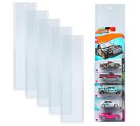 Lot de 5 vitrines de Voiture moulées sous Pression pour Jouets de Voiture, pour Le Rangement des Voitures emballées dans Une boîte d'allumettes, vitrine Murale, Organisateur de Rangement