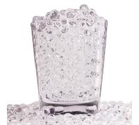 Lot de 50 000 perles d'eau transparentes en gel pour remplissage de vase pour perles flottantes, fabrication de bougies flottantes, centre de table de mariage, arrangement floral,décoration de meubles