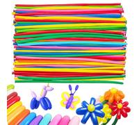 Lot De 50/100/150/200 Ballons À Modeler Multicolore 30 Cm Ballon Long Modelage Multicolores Pour Bricolage Fête Mariage (Couleurs variées-100)