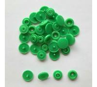 Lot de 50/100/150 boutons-pression T5 pour sac, pochette, boucle foncée, accessoires pour vêtements de bébé, en résine, vert clair, 200 pièces