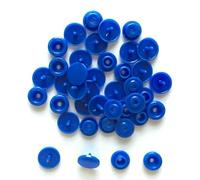 Lot de 50/100/150 boutons-pression T5 pour sac, pochette, boucle foncée, accessoires pour vêtements de bébé, en résine, bleu foncé, 200 pièces
