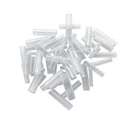 Lot de 50/100/200 manchons de greffage en silicone pour arbres fruitiers, tubes hautement élastiques résistants aux intempéries pour soutenir les branches et la guérison, transparents