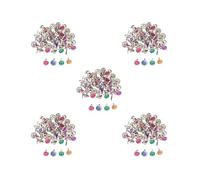 Lot de 50/100 attaches parisiennes en métal 8 x 15 mm 50 pièces à tête en cristal