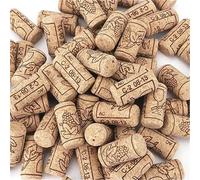 Lot de 50/100 bouchons de vin naturels réutilisables et portables pour la mise en bouteille de vin ou les travaux manuels (21-40 mm, 50 pièces)