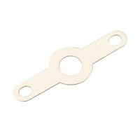 Lot de 50/100 cosses à souder double tête en cuivre plaqué argent M2.2-M4.2, soudure circulaire(50pcs M3.2)