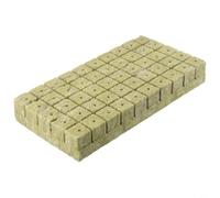 Lot de 50/100 cubes de culture - 25 x 25 x 40 mm - Supports stériles pour commencer à cloner des plantes - Éponge de jardinage verte (50 pièces)