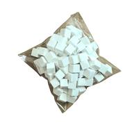 Lot de 50/100 éponges pour nail art - Mélange de vernis gel doux pour salon et maison - Blanc/coloré